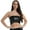 Black, variant on Girls Womens Sparkly Sequins Crop Top,Glitter Strapless Tube Top Stretch Bandeau for Party Costumes Clubwear