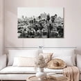 thumbnail image 2 of Elephant Stock Black California Los Angeles Skyline Iii Wall Art - Horizontal Canvas Wall Art - Living Room Wall Decor - City Canvas - Black And Gray Decor By Philippe Hugonnard - 45" x 30", 2 of 8