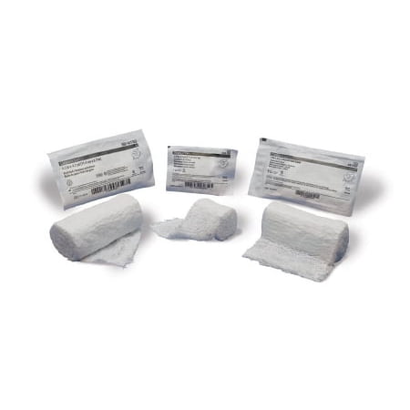 Dermacea Fluff Bandage Roll Gauze 6-Ply 4-1/2 Inch X 4-1/10 Yard Roll Sterile PK/10