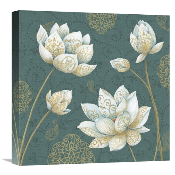 Global Gallery Daphne Brissonnet 'Lotus Dream IVB' Canvas Wall Art