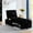 Black, variant on Convertible Single Sofa Bed for Primary Living Space / Versatile and Functional