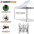 thumbnail image 3 of Carpa Toldo 2x3M Reforzado Plegable Impermeable Facil Armado Y Transporte para Jardín Casa Exterior Uso Rudo Acero Lona (Blanco), 3 of 7