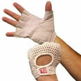 thumbnail image 3 of Weightlifting Gloves Real Leather Mesh Back, 3 of 3
