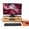 KINSON Bamboo Desk Organizers and Storage / Laptop Desk Riser - Single ...