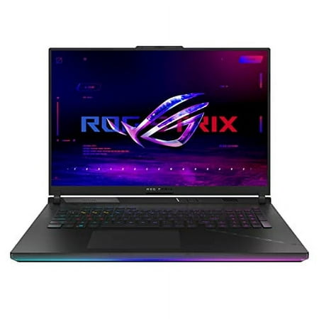 ASUS ROG Strix Scar 18 (2023) Gaming Laptop, 18" Nebula Display 16:10 QHD 240Hz/3ms, GeForce RTX 4090, Intel Core i9-13980HX, 32GB DDR5, 2TB PCIe SSD, Wi-Fi 6E, Windows 11 Pro, G834JY-XS97,Black