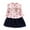 Pink1, variant on Mikilon Toddler Baby Girls Fall Outfits Long Sleeve Knitted Sweater Tops Pleated Mini Skirt Set Autumn Winter Clothes Set