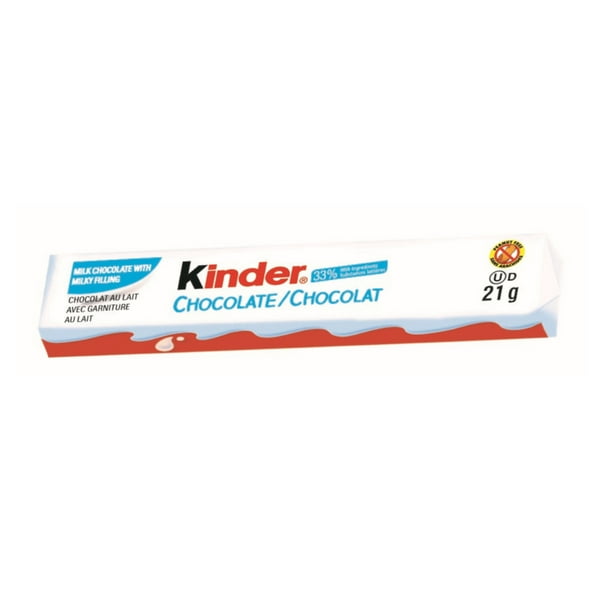 Barre KINDER® CHOCOLATE/CHOCOLAT, barre de chocolat au lait avec une  garniture au lait paquet de 6, 126g 