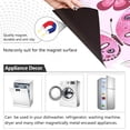 thumbnail image 2 of Coolnut Pink Butterfly Dishwasher Magnet Cover, Magnetic Refrigerator Panel Decal Wash Machine Front Door Decorative Cover for Home Kitchen Farmhouse Decor, 23"x 26", 2 of 6