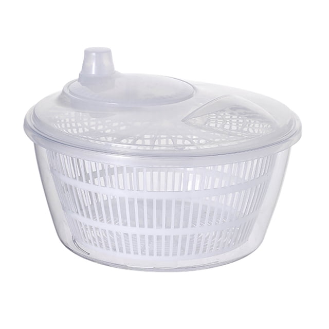 Manual Vegetable Spinner, Salad Dryer, Compact Kitchen Tool for Washing & Draining Greens, Fruits, Dishwasher Safe, Eco-Friendly