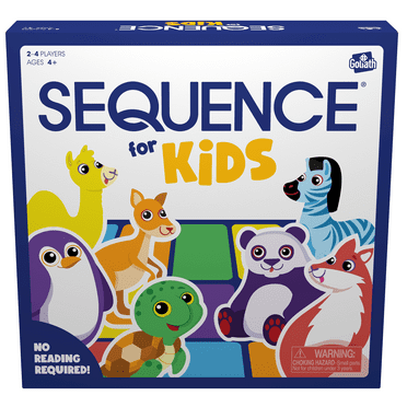 Jax SEQUENCE for Kids Board Game - The 'No Reading Required' Strategy Game for Kids