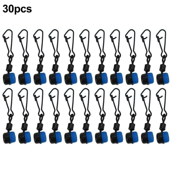 Splihome Feeder Bead Link Swivels Float Space Beans Carp Match Pole Fishing Quick Change 8#(30个/包)