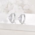 thumbnail image 4 of DOLIOX Sterling Silver Hoops Earrings Small Huggie Earrings Jewelry Gift for Women, 4 of 6