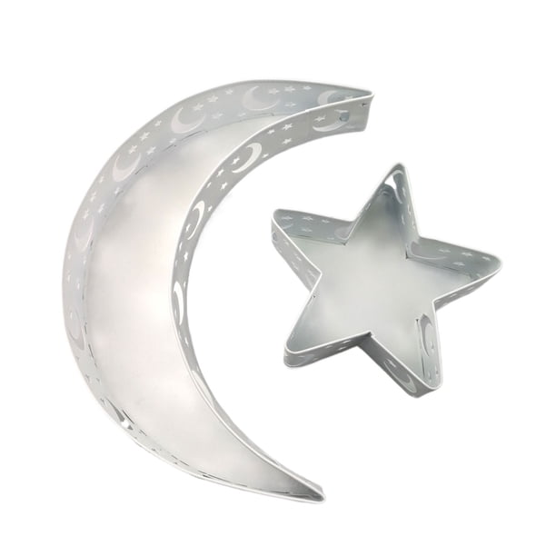 Billuyoard Exquisitos adornos decorativos de luna elegante bandeja de almacenamiento para las necesidades diarias del hogar Almacenamiento y organización del hogar JM00387