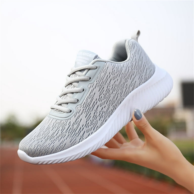 Fashion Summer Women Sneakers Shoes Solid Color Casual Mesh
