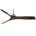 thumbnail image 2 of Ceiling Fan In Transitional Style 11.5 Inches Tall By 60 Inches Wide-Brushed Nickel Finish-Medium Maple Blade Color Minka Aire Fans F853-Bn/Mm, 2 of 2