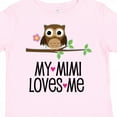 thumbnail image 4 of Inktastic My Mimi Loves Me Girls Owl Girls Toddler T-Shirt, 4 of 5