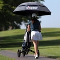 thumbnail image 5 of Clicgear Double-Canopy 68” Wind Resistant Umbrella for Sun and Rain (Black), 5 of 5