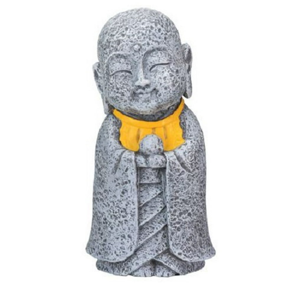 Ksitigarbha Japanese Bodhisattva Jizo with Yellow Bib Buddhism Figurine