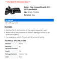 thumbnail image 2 of Battery Tray - Compatible with 2011 - 2017 Jeep Patriot 2012 2013 2014 2015 2016, 2 of 2