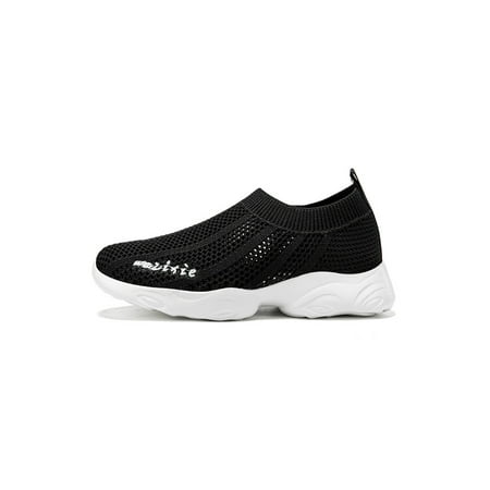 

Zodanni Boys Nonslip Low Top Running Shoe Kids Sports Soft Casual Sneaker Black White 9C