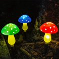 thumbnail image 3 of Lampe Solaire Extérieure à Led en Forme de Champignon Lumineuse pour Pelouse Jardin Patio Décoration de Rue, 3 of 4