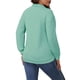 thumbnail image 3 of Camisa de maternidad con cremallera para lactancia de mujeres, suéter de manga larga para embarazo, color verde M, 3 of 6