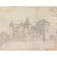 thumbnail image 2 of Henry Swinburne 24x20 Gold Ornate Framed and Double Matted Museum Art Print Titled - Castles, 2 of 4