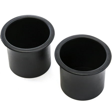 Red Hound Auto 2 Center Console Front Cup Holder Inserts 2013-2018 Compatible with Mazda Mazda3 Liner Black Replacement