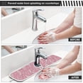 thumbnail image 5 of Coolnut 2 Pack Faucet Mat Splash Guard for Kitchen Sink, Lightning Bolt Signs 14x5 Inch Super Absorbent Microfiber Sink Protector Mat, Kitchen Sink Mat Machine Washable Kitchen Sink Accessories, 5 of 7