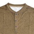 thumbnail image 4 of Playera Elvqul para Caballero Manga Corta Economicas Liso Caqui Cuello Redondo Abotonada, 4 of 9