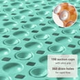 thumbnail image 3 of OTHWAY Non Slip Bath Tub Shower Mat with Suction Cups, Drain Holes, Bathtub Floor Liner Mats for Inside Shower Bathroom, Machine Washable, Soft on Feet, 35x16 Inch (Light Green), 3 of 8