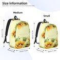 thumbnail image 2 of Salouo Sunflowers On A Yellow Background for Travel Backpack for Men Women,Casual Laptop Backpack Daypack Business Work Bag for Travel、Hiking、Weekend -Medium, 2 of 5