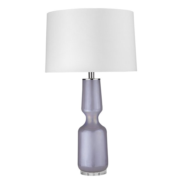 homeroots lighting 399170 Trend Home 1-Light Polished Nickel Table Lamp