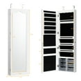 thumbnail image 3 of Patiojoy Lockable Wall Mounted Jewelry Armoire w/Mirror & LED Lights, 3 of 9