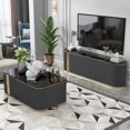thumbnail image 4 of Table Lowboard Tv Console Cabinet Tables Basses Modern Tv Cabinet Stands Wall Cabinets Meuble Tv Salon Living Room Furniture My Lux Decor Round, 4 of 10