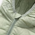 thumbnail image 6 of HAOTAGS Girls Down Jacket (2-13) Casual Winter Hooded Warm Nylon Spandex Quilted Coat Green Size 8, 6 of 9