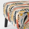 thumbnail image 5 of Designart "Cheetha Floral Pattern I" Upholstered Modern & Contemporary Accent Chair and Geometric Arm Chair - Multiple Color & Pattern, 5 of 7