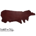thumbnail image 2 of Wickett & Craig English Bridle Leather Panels, Burgundy, 2 of 6