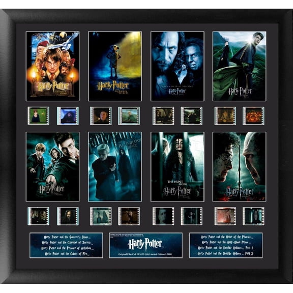Harry Potter 1-7 Finale (S4) FilmCells Presentation Limited Edition Mixed Montage Wall Art USFC6199