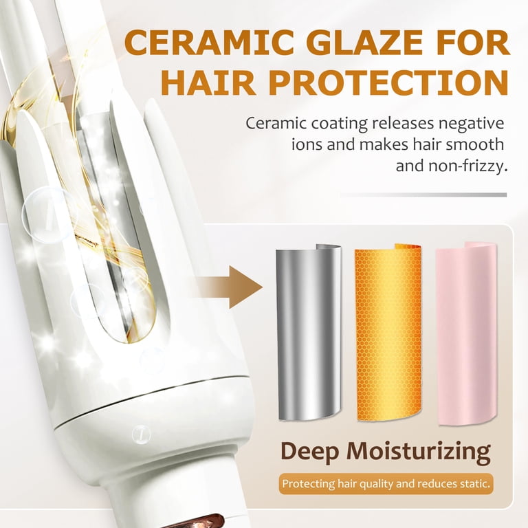 BILITOK Auto Hair Curler, 4 Temperature & 3 Timer, Anti  display picture 1