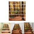 thumbnail image 2 of UK 6 uds paisaje impermeable azulejo piso escalera pegatinas decoración de cocina Mural calcomanía, 2 of 5