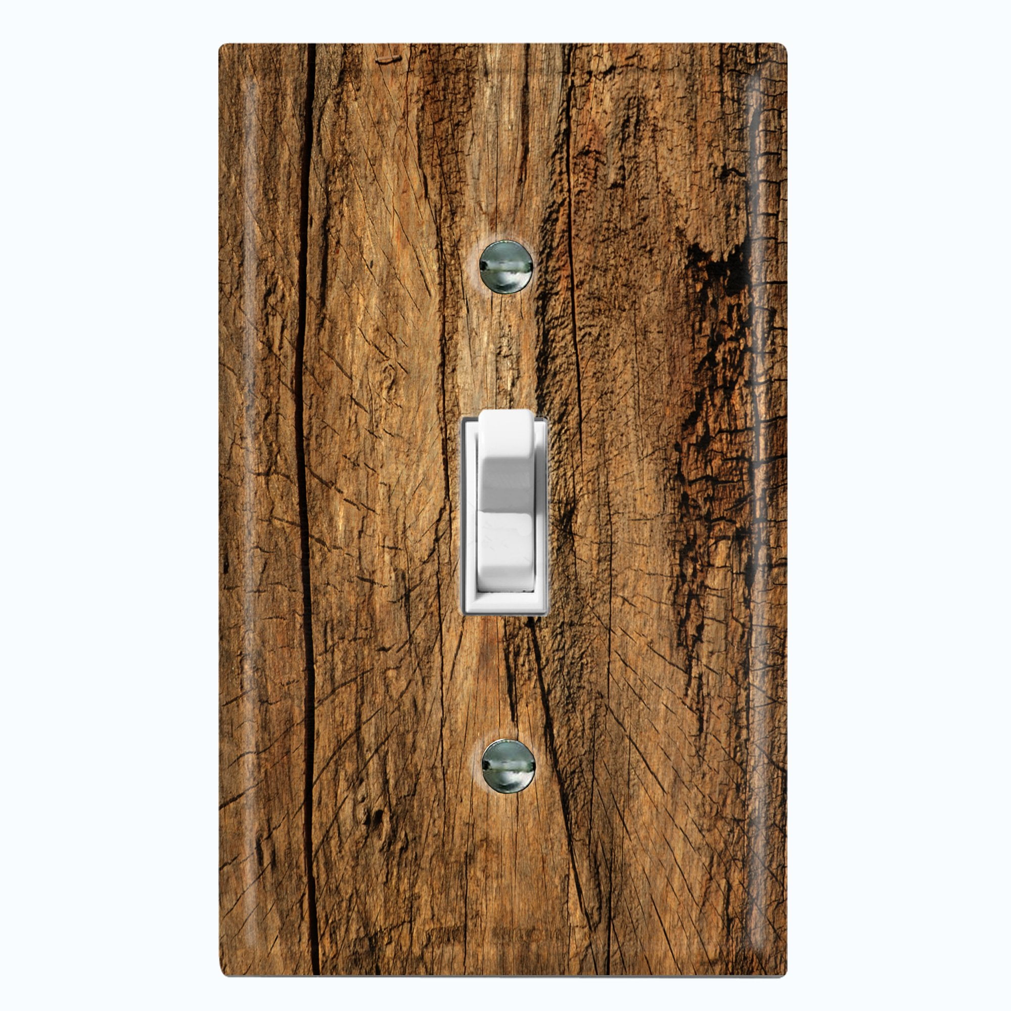 Triple Moose & Pine Trees Single GFI Switch and Outlet Cover CUSTOM Pr —  Village Wrought Iron Inc