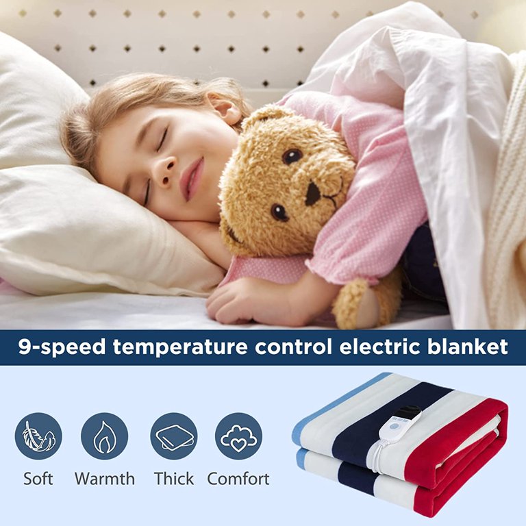 Heated blanket with automatic shut-off Heated blanket Electric 180X150CM  Heated with 9-speed Adjustable 2-12 timer - Walmart.com