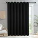 thumbnail image 1 of Cortinas opacas IGEMAEVE para puertas corredizas, color negro, 214 cm de largo, 1 of 7