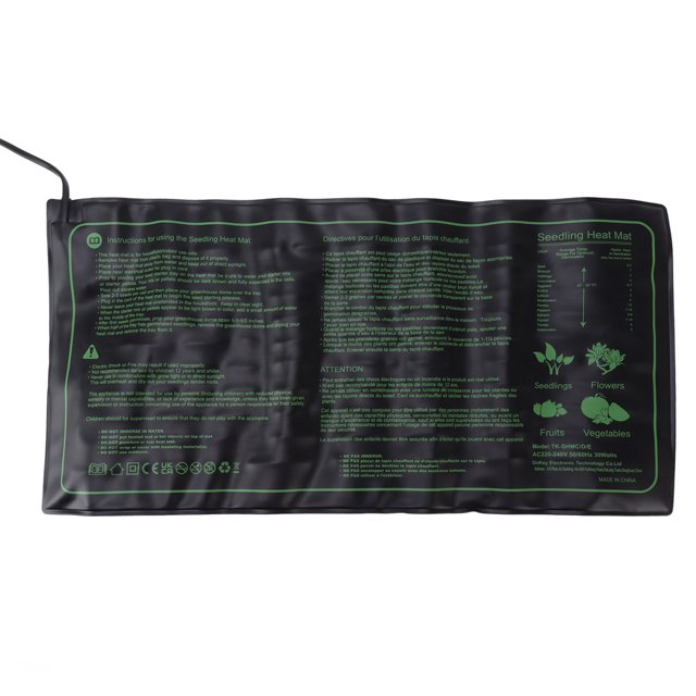 Alfombrilla Térmica para Plántulas ANGGREK Almohadilla Térmica Hidropónica Impermeable para Plantas de Interior