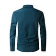 thumbnail image 3 of Bcfgryg Men's Casual Long Sleeve Shirt With Pocket Stylish Everyday Wear Lightweight And Comfortable Option For Any Occasion Big and Tall Men's Shirts, 3 of 4