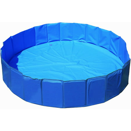 63 Inch Foldable Portable Collapsible Dog Swimming Pool