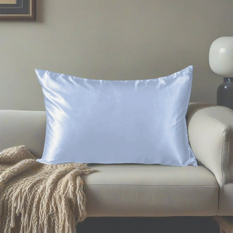 Silky Fiber Pillowcase Set - Soft Satin For Hair And Skin - 76cm X 51cm - Breathable & Cooling