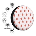thumbnail image 4 of Naloa Strawberry PVC Leather Spare Tire Wheel Cover for Car Truck SUV Camper Trailer Universal Fit many size16 inch, 4 of 6