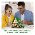 thumbnail image 4 of Juego De Bloques Juguetes Para Montar Casas Para Niños 546pz Xtellar verde, 4 of 4